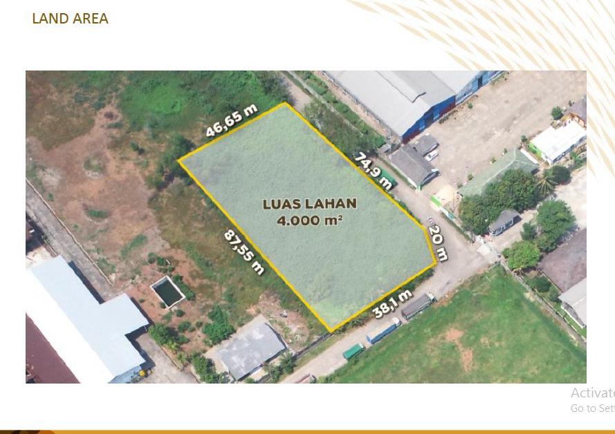 Lahan 4000 m²